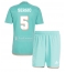 Fotbollsset Barn Inter Miami Sergio Busquets #5 Tredje Tröja 2024-25 Mini-Kit Kortärmad (+ korta byxor)