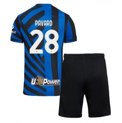 Fotbollsset Barn Inter Milan Benjamin Pavard #28 Hemmatröja 2024-25 Mini-Kit Kortärmad (+ korta byxor)