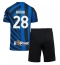 Fotbollsset Barn Inter Milan Benjamin Pavard #28 Hemmatröja 2024-25 Mini-Kit Kortärmad (+ korta byxor)