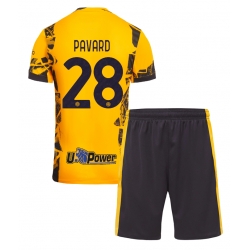 Fotbollsset Barn Inter Milan Benjamin Pavard #28 Tredje Tröja 2024-25 Mini-Kit Kortärmad (+ korta byxor)