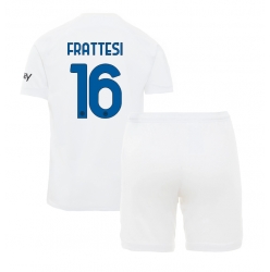 Fotbollsset Barn Inter Milan Davide Frattesi #16 Bortatröja 2023-24 Mini-Kit Kortärmad (+ korta byxor)