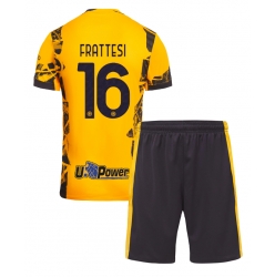 Fotbollsset Barn Inter Milan Davide Frattesi #16 Tredje Tröja 2024-25 Mini-Kit Kortärmad (+ korta byxor)