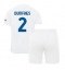 Fotbollsset Barn Inter Milan Denzel Dumfries #2 Bortatröja 2023-24 Mini-Kit Kortärmad (+ korta byxor)