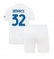 Fotbollsset Barn Inter Milan Federico Dimarco #32 Bortatröja 2023-24 Mini-Kit Kortärmad (+ korta byxor)