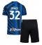 Fotbollsset Barn Inter Milan Federico Dimarco #32 Hemmatröja 2024-25 Mini-Kit Kortärmad (+ korta byxor)