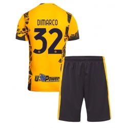 Fotbollsset Barn Inter Milan Federico Dimarco #32 Tredje Tröja 2024-25 Mini-Kit Kortärmad (+ korta byxor)