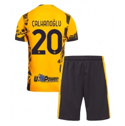 Fotbollsset Barn Inter Milan Hakan Calhanoglu #20 Tredje Tröja 2024-25 Mini-Kit Kortärmad (+ korta byxor)