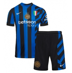 Fotbollsset Barn Inter Milan Hemmatröja 2024-25 Mini-Kit Kortärmad (+ korta byxor)