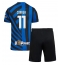 Fotbollsset Barn Inter Milan Joaquin Correa #11 Hemmatröja 2024-25 Mini-Kit Kortärmad (+ korta byxor)