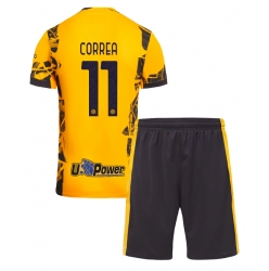 Fotbollsset Barn Inter Milan Joaquin Correa #11 Tredje Tröja 2024-25 Mini-Kit Kortärmad (+ korta byxor)