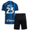 Fotbollsset Barn Inter Milan Nicolo Barella #23 Hemmatröja 2024-25 Mini-Kit Kortärmad (+ korta byxor)