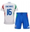 Fotbollsset Barn Italien Bryan Cristante #16 Bortatröja EM 2024 Mini-Kit Kortärmad (+ korta byxor)