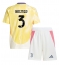 Fotbollsset Barn Juventus Gleison Bremer #3 Bortatröja 2024-25 Mini-Kit Kortärmad (+ korta byxor)