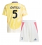 Fotbollsset Barn Juventus Manuel Locatelli #5 Bortatröja 2024-25 Mini-Kit Kortärmad (+ korta byxor)