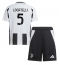 Fotbollsset Barn Juventus Manuel Locatelli #5 Hemmatröja 2024-25 Mini-Kit Kortärmad (+ korta byxor)