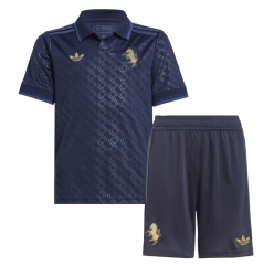 Fotbollsset Barn Juventus Tredje Tröja 2024-25 Mini-Kit Kortärmad (+ korta byxor)