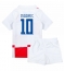 Fotbollsset Barn Kroatien Luka Modric #10 Hemmatröja EM 2024 Mini-Kit Kortärmad (+ korta byxor)