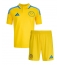 Fotbollsset Barn Leeds United Bortatröja 2024-25 Mini-Kit Kortärmad (+ korta byxor)