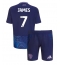 Fotbollsset Barn Leeds United Daniel James #7 Tredje Tröja 2024-25 Mini-Kit Kortärmad (+ korta byxor)