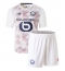 Fotbollsset Barn Lille OSC Bortatröja 2024-25 Mini-Kit Kortärmad (+ korta byxor)