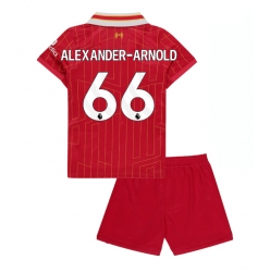 Fotbollsset Barn Liverpool Alexander-Arnold #66 Hemmatröja 2024-25 Mini-Kit Kortärmad (+ korta byxor)