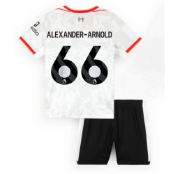 Fotbollsset Barn Liverpool Alexander-Arnold #66 Tredje Tröja 2024-25 Mini-Kit Kortärmad (+ korta byxor)