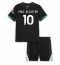 Fotbollsset Barn Liverpool Alexis Mac Allister #10 Bortatröja 2024-25 Mini-Kit Kortärmad (+ korta byxor)