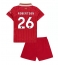 Fotbollsset Barn Liverpool Andrew Robertson #26 Hemmatröja 2024-25 Mini-Kit Kortärmad (+ korta byxor)