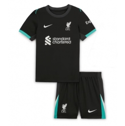 Fotbollsset Barn Liverpool Bortatröja 2024-25 Mini-Kit Kortärmad (+ korta byxor)