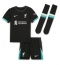 Fotbollsset Barn Liverpool Darwin Nunez #9 Bortatröja 2024-25 Mini-Kit Kortärmad (+ korta byxor)