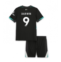 Fotbollsset Barn Liverpool Darwin Nunez #9 Bortatröja 2024-25 Mini-Kit Kortärmad (+ korta byxor)