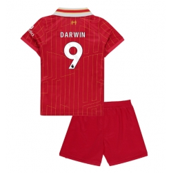 Fotbollsset Barn Liverpool Darwin Nunez #9 Hemmatröja 2024-25 Mini-Kit Kortärmad (+ korta byxor)