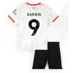 Fotbollsset Barn Liverpool Darwin Nunez #9 Tredje Tröja 2024-25 Mini-Kit Kortärmad (+ korta byxor)