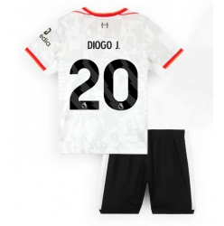 Fotbollsset Barn Liverpool Diogo Jota #20 Tredje Tröja 2024-25 Mini-Kit Kortärmad (+ korta byxor)