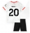 Fotbollsset Barn Liverpool Diogo Jota #20 Tredje Tröja 2024-25 Mini-Kit Kortärmad (+ korta byxor)