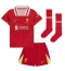 Fotbollsset Barn Liverpool Dominik Szoboszlai #8 Hemmatröja 2024-25 Mini-Kit Kortärmad (+ korta byxor)