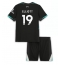 Fotbollsset Barn Liverpool Harvey Elliott #19 Bortatröja 2024-25 Mini-Kit Kortärmad (+ korta byxor)