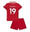 Fotbollsset Barn Liverpool Harvey Elliott #19 Hemmatröja 2024-25 Mini-Kit Kortärmad (+ korta byxor)