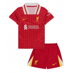 Fotbollsset Barn Liverpool Hemmatröja 2024-25 Mini-Kit Kortärmad (+ korta byxor)