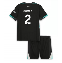 Fotbollsset Barn Liverpool Joe Gomez #2 Bortatröja 2024-25 Mini-Kit Kortärmad (+ korta byxor)