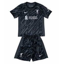 Fotbollsset Barn Liverpool Målvakt Hemmatröja 2024-25 Mini-Kit Kortärmad (+ korta byxor)