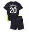 Fotbollsset Barn Manchester City Bernardo Silva #20 Bortatröja 2024-25 Mini-Kit Kortärmad (+ korta byxor)