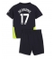 Fotbollsset Barn Manchester City Kevin De Bruyne #17 Bortatröja 2024-25 Mini-Kit Kortärmad (+ korta byxor)