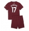 Fotbollsset Barn Manchester City Kevin De Bruyne #17 Tredje Tröja 2024-25 Mini-Kit Kortärmad (+ korta byxor)