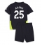 Fotbollsset Barn Manchester City Manuel Akanji #25 Bortatröja 2024-25 Mini-Kit Kortärmad (+ korta byxor)