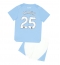 Fotbollsset Barn Manchester City Manuel Akanji #25 Hemmatröja 2023-24 Mini-Kit Kortärmad (+ korta byxor)