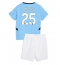 Fotbollsset Barn Manchester City Manuel Akanji #25 Hemmatröja 2024-25 Mini-Kit Kortärmad (+ korta byxor)