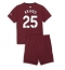 Fotbollsset Barn Manchester City Manuel Akanji #25 Tredje Tröja 2024-25 Mini-Kit Kortärmad (+ korta byxor)