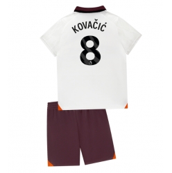 Fotbollsset Barn Manchester City Mateo Kovacic #8 Bortatröja 2023-24 Mini-Kit Kortärmad (+ korta byxor)