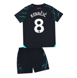 Fotbollsset Barn Manchester City Mateo Kovacic #8 Tredje Tröja 2023-24 Mini-Kit Kortärmad (+ korta byxor)